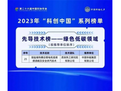 华能“熔盐储热耦合煤电机组调频调峰及安全供汽技术”入选2023年“科创中国”系列榜单